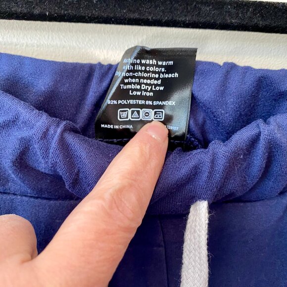 Body Glove Size Large Navy Blue Sweatpants Joggers Loungewear PJs - Picture 5 of 8